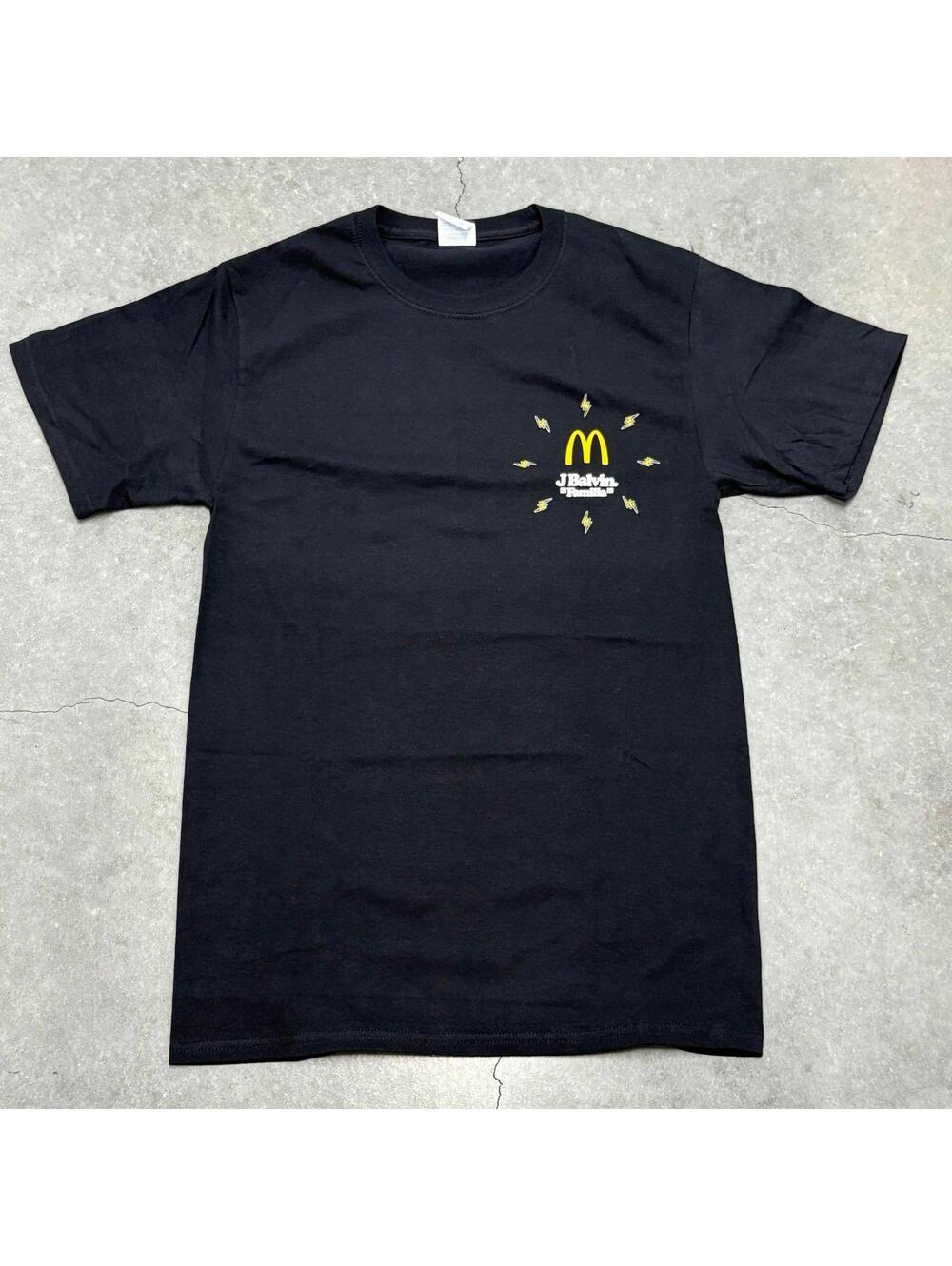 J Balvin x McDonalds Crew Member Logo T Shirt